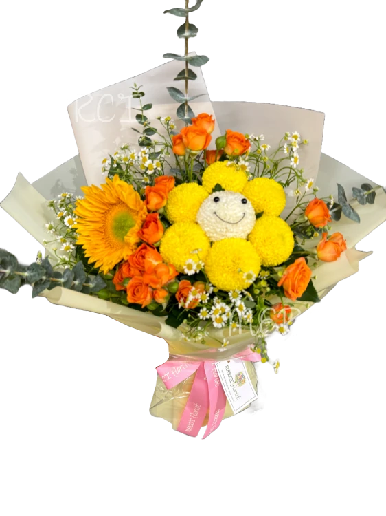 Smiley Flower and Sun Flower